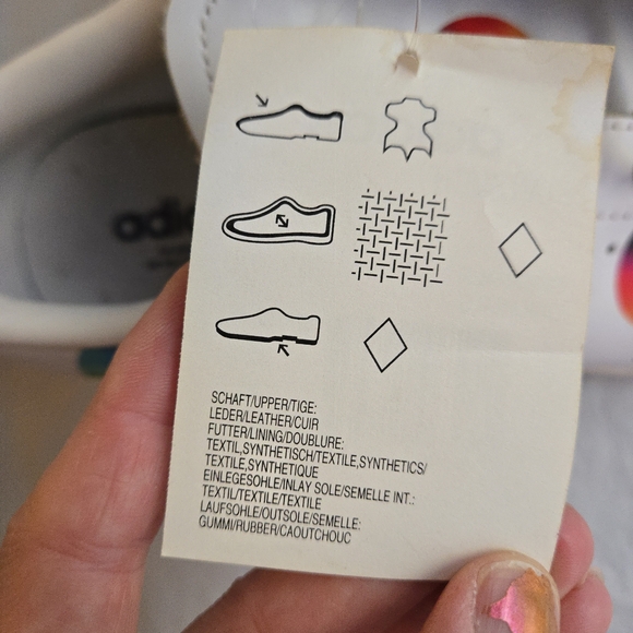 Adidas Stan Smith Multi Dots White Multicolor Color Wheel Sneakers - Picture 3 of 14